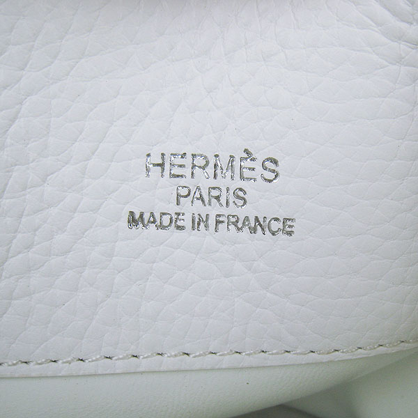 Replica Hermes Jypsiere 34 Togo Leather Messenger Bag White H2804 - 1:1 Copy